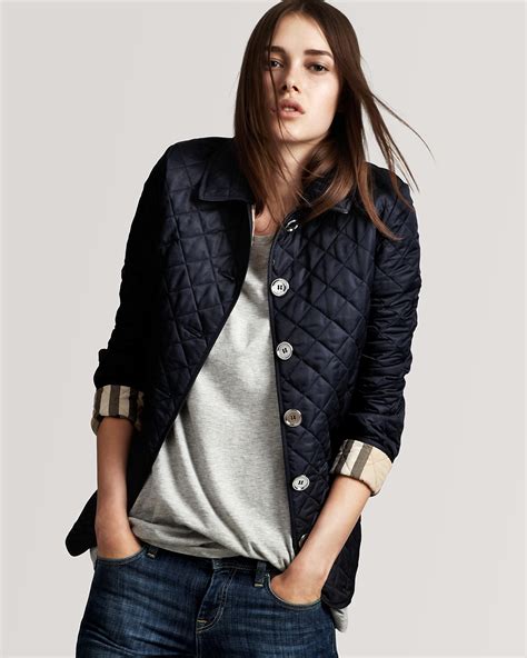 Burberry Quilted Jacket .